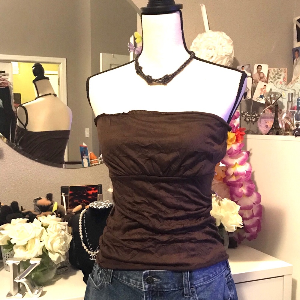 SOLD - Free w any purchase- halter top - Sz Small/medium